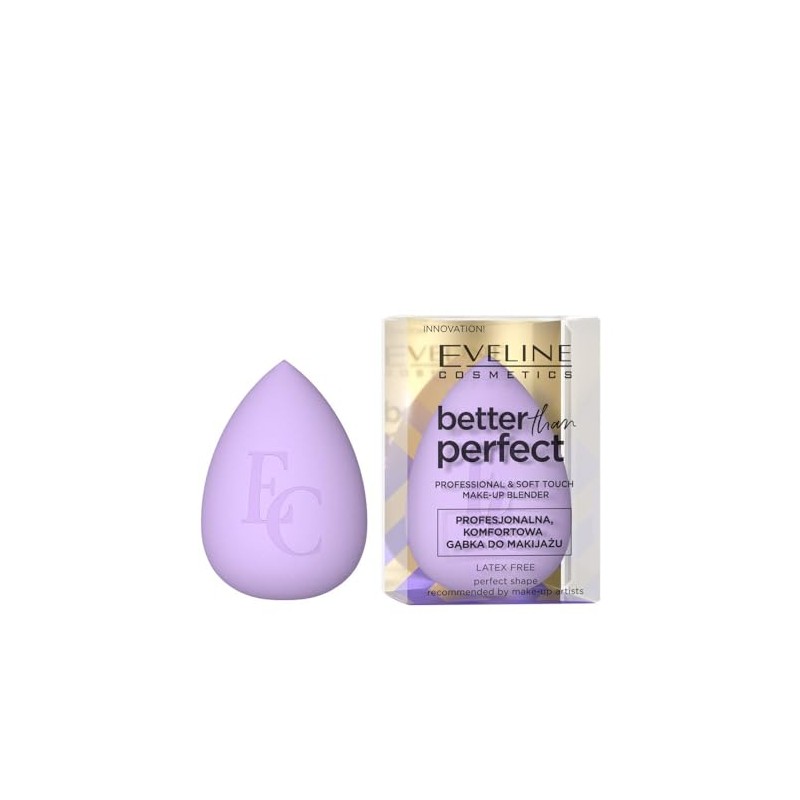 Eveline Cosmetics Better Than Perfect Makeup Sponge, Latex-Free, Soft Foam