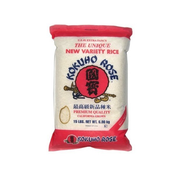 Kokuho Rose Rice, 15-Pound by Monstra LLC (dba Pacific Rim Gourmet) [Foods]