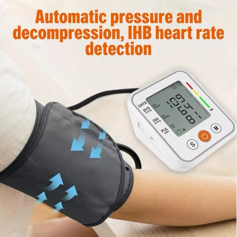 Bluestone Upper Arm Blood Pressure Monitor Digital BP Cuff Machine