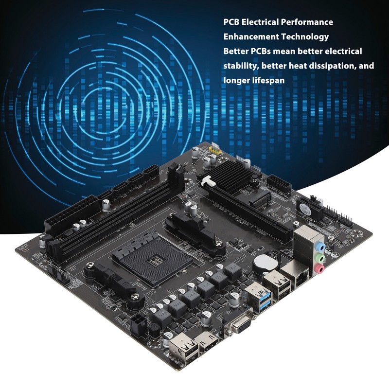 For AMD A320 M ATX Gaming Motherboard Support AM4 Socket
