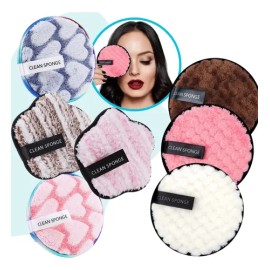 Esponja Limpieza Facial Almohadilla Desmaquillante Doble F                                                                                            