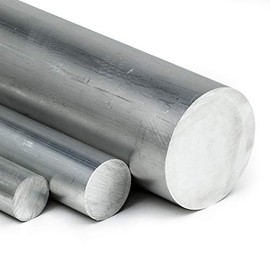 AW-7075 High-Strength Aluminium Round Bar Diameter 15 mm Length 250 mm (25 cm) Cut to Size