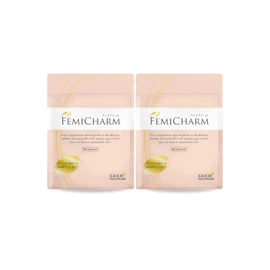 デリケートゾーン 腟内 環境 乳酸菌サプリ FEMICHARM（フェミチャーム） 臭い おりものに W乳酸菌配合 乳酸菌 クリスタパス菌 酪酸菌 配合（30日分×2個）