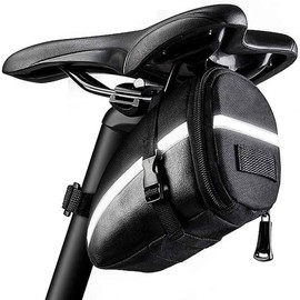 ProLeo Saddle Bag, Bicycle Bag, Compact Saddle Bag, 1.2 L Bag, Bicycle Bag for Daily Use, Racing Car, Outdoor Cycling, Black