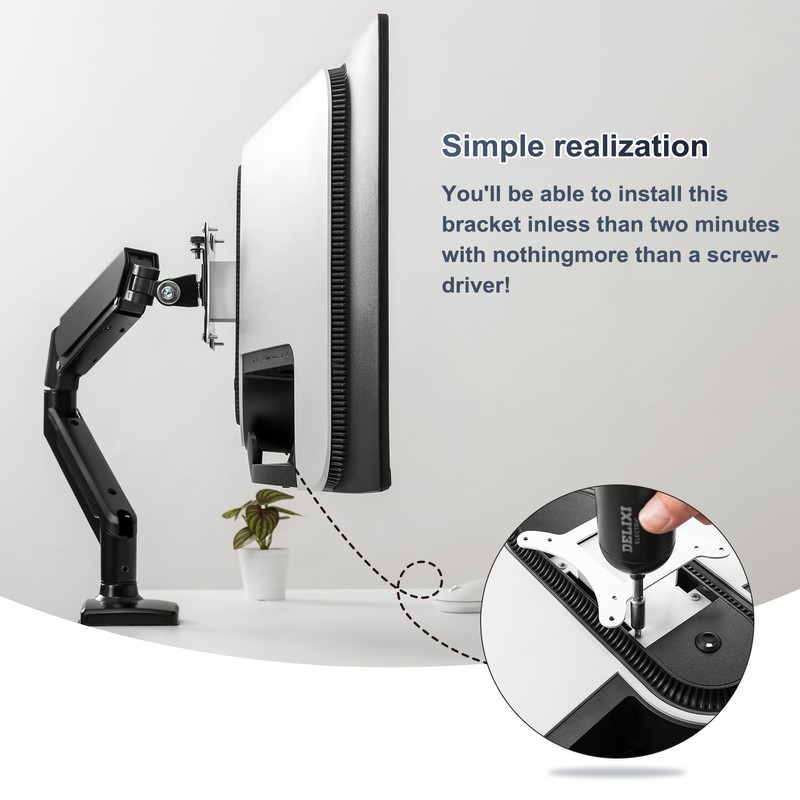 VESA Mount Adapter Bracket for DELL Alienware 34" Curved QD-OLED