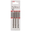 Bosch 2607001767 3-Piece Screwdriver bit Set, Extra Hard PH2 PZ2