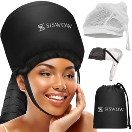 Net Plopping Cap for Drying Curly Hair - Hair Dryer Bonnet Diffuser Cap for Curly, Speeds Up Drying Time, Safety Deep Conditioning at Home - Portable, Adjustable for Natural Curly Hair Women