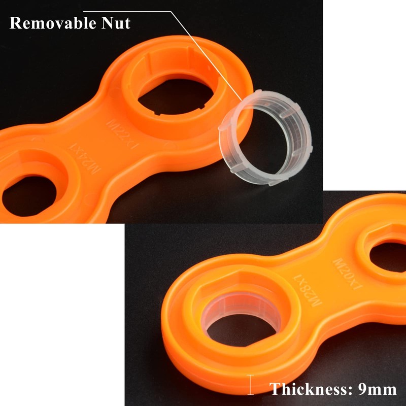 T TAKONE Perlator Key, 3 Pieces Plastic Tap Aerator Removal