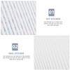 OHPHCALL 8pcs Geometric Line Nail Sticker Full Nail Wraps Manicure