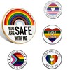 5pcs Pride Pins For Women Men Rainbow Enamel Brooch For