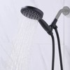 100% Metal Hand Held Shower Head with 70'' Hose and