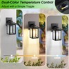 BesLowe Solar Wall Lights Outdoor, Aluminum Dusk to Dawn LED