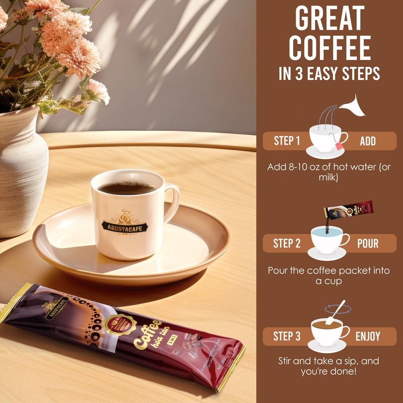 Premium Instant Coffee Packets – Rich & Smooth Coffee Instant