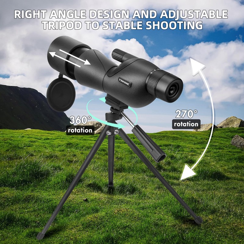 Compact 25-75x60 Spotting Scope Target Shooting Bird Watching Spotter Scope
