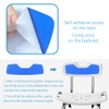 MESINURS Shower Chair Back Mat, Blue, EVA Foam, Bath Safety