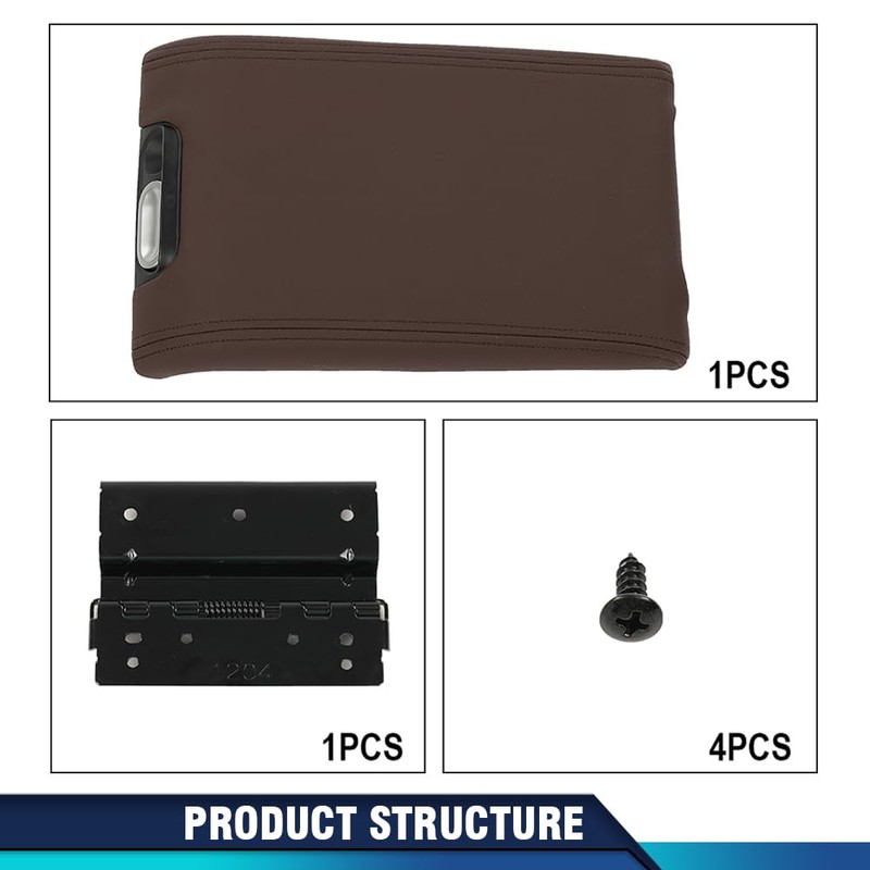 PIT66 Center Console Armrest Lid Cover Compatible with Ford F150