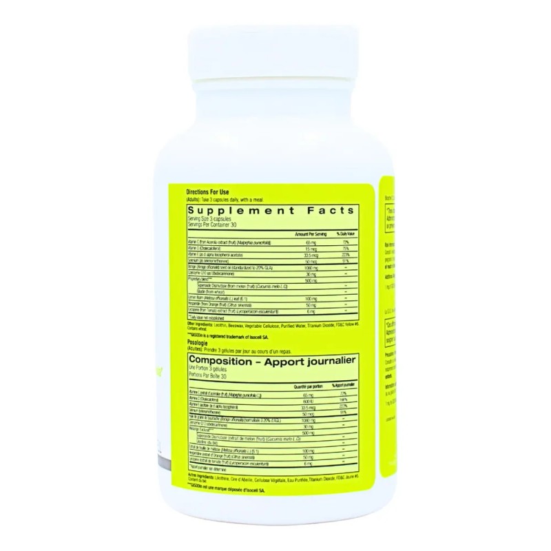 Glisodin Skin Brightening Suplemento Antimanchas 90 Cápsulas