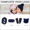 Funky Junque - Gorro de punto de cable para niños
