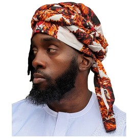 Lion Head African pre-Tied Turban for Men