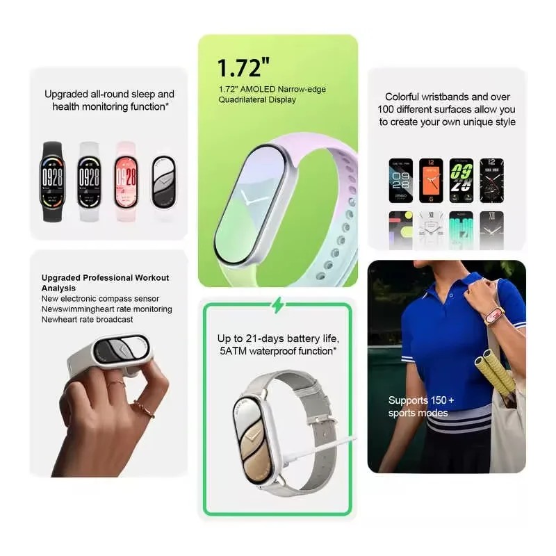 Xiaomi USA Stock Global Version Xiaomi Mi Smart Band 10