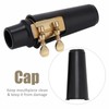 Alto Sax Saxophone ABS Mouthpiece with Cap Metal Buckle Reed