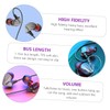 SHOWERORO 1pc Ear Bass Headphones with Microphone Wired Earphones for