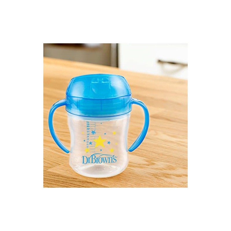 Dr. Brown's Transition - Taza para sorber con boquilla suave,