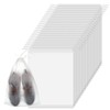 100 Pack Plastic Drawstring Bags Large Clear Shoe Bags for