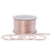 2mm Light Pink Satin Rattail Cord String for Jewelry Making
