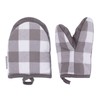 Short Oven Mitts, 2Pcs Kitchen Mitts for Oven, Mini Oven