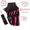 Hair Scissor Holster Pouch – Durable PU Leather with Detachable
