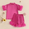 Ayalinggo Toddler Silk Pajamas Baby Kids Girl Satin Summer Pjs