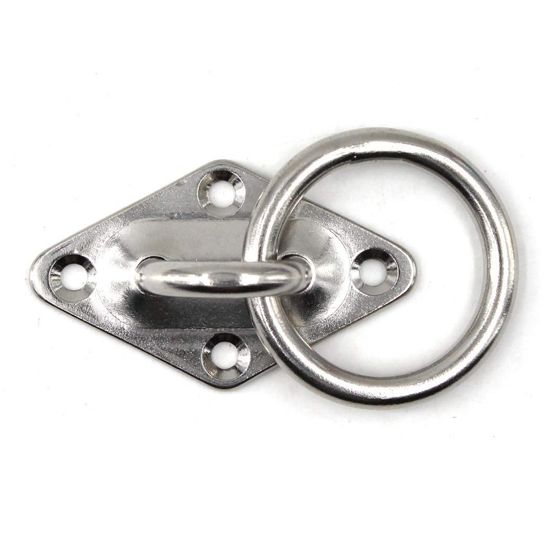 M8 Eye Plate 304 Stainless Steel Hook Wall Mounted Hook