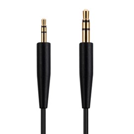 Alphatec QC25 QC35 QC35 II QC45 OE2 OE2i Replacement Audio Cable, Compatible with Bose Headphones, 3.5mm to 2.5mm Male Stereo Jack Cord, 5 Ft, No Inline Mic/Remote Control, Black