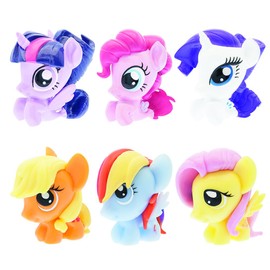 Mash'Ems Fash'Ems - My Little Pony 4 Pack (4 Blind Capsules Per Order) Squishy Collectible Toy for 48 months to 180 months