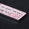 I love you most,the end I win key ring gift