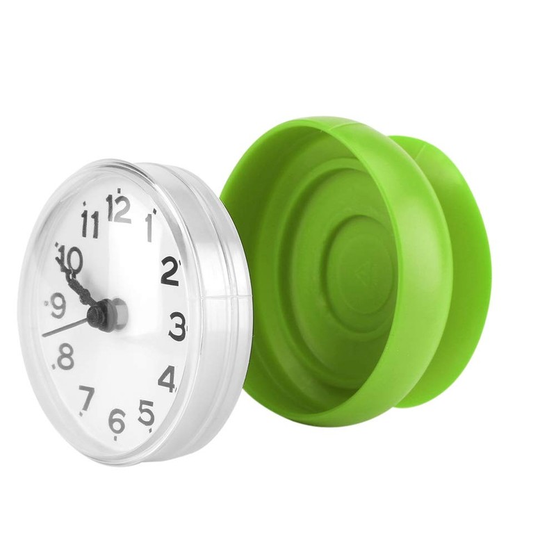 Honiwu Bathroom Shower Clock, Mini Bathroom Clock Waterproof, Alarm Clock