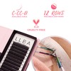 LLBA YY Wimpernverlängerung, Wimpernverlängerung YY 2D Bouquets Volumen | Kurven