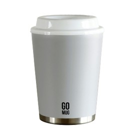 CBJAPAN CAFE GOMUG Tumbler, Light Gray, 10.1 fl oz (300 ml), Small, Stainless Steel, Vacuum Insulated, Double Layer Structure, Convenience Store, Coffee Cup