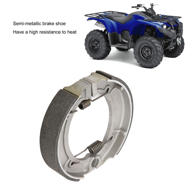 Rear Brake Shoe Semimetal Replacement for Yamaha Kodiak 400 YFM400
