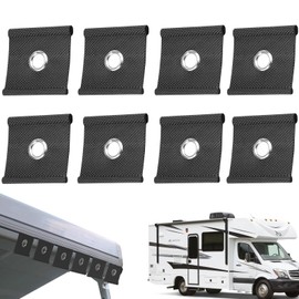 Gebrazy 8 x Piping Hook for Piping Rail, Piping Tape, Awning Piping, Awning Hooks, Awning Hooks, Camping Caravan