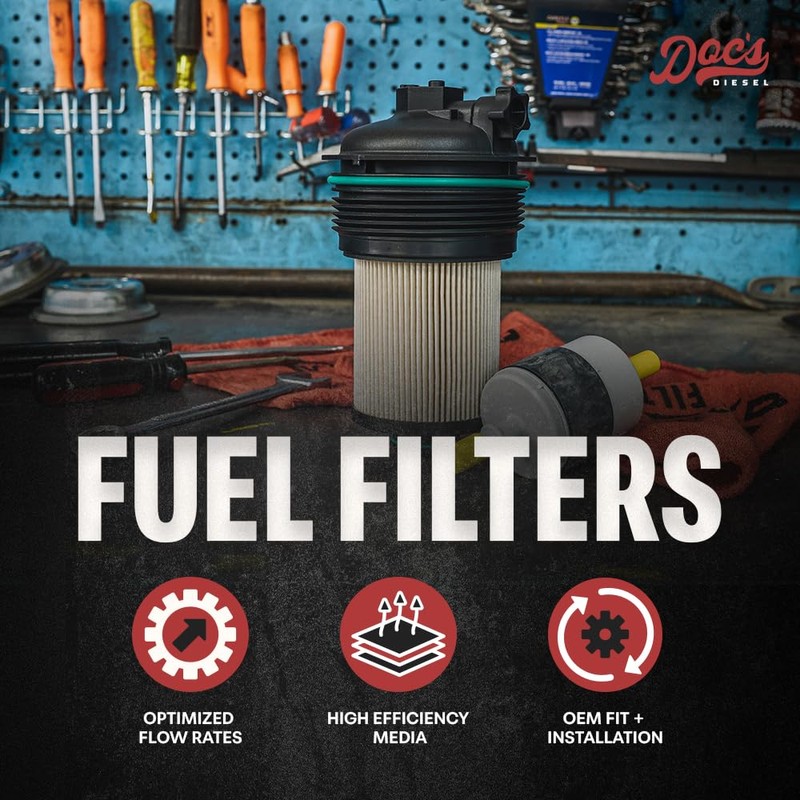 Doc's Diesel Fuel Filter DFD4627 | Compatible with Ford F-150