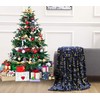 Elegant Comfort - Manta de Forro Polar con diseño navideño,