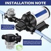 Dreyoo Water Pump Strainer Filter, Compatible with Shurflo Swivel Nut