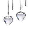 Ceiling Fan Pull Chains Clear Crystal Prism Ball Ornaments 20