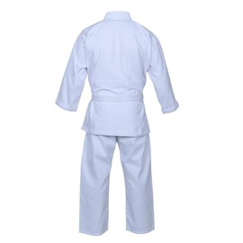 Twister Judo Gi Black Tiger Judo Uniforms Gi M/O Premium Quality Cotton Grain Cloth 450GRM, With Free Belts (White, 000)