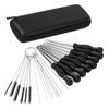 Carburetor Adjuster Tool Carb Screwdriver Clean Brush Tool Set Repair