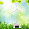 Fyearfly Mini Solar Energy Windmill, Kids Intelligent Plastic Solar Windmill