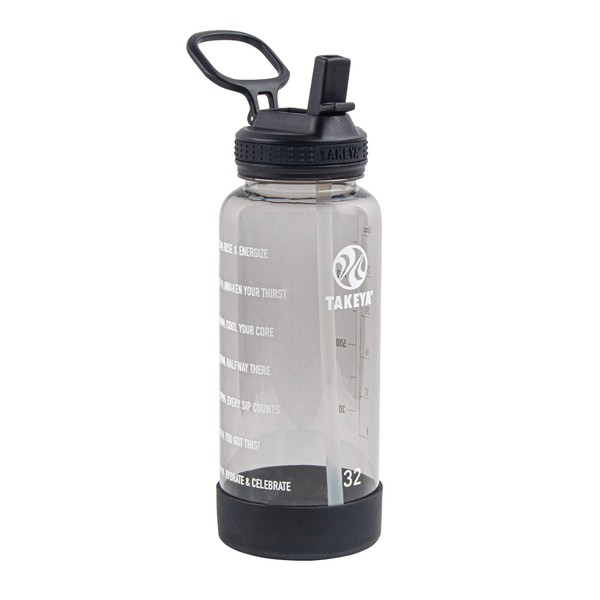 Takeya Takeya 32 oz Motivational Water Bottle with Straw Lid