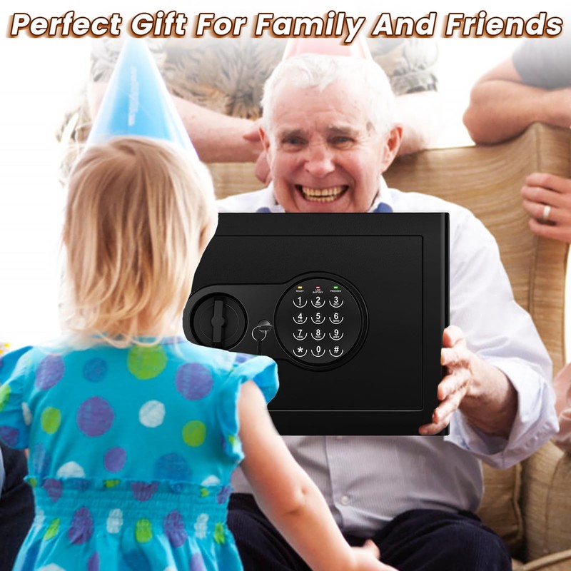 1.2 Cu Ft Home Safe Fireproof Waterproof, Small Fireproof Safe